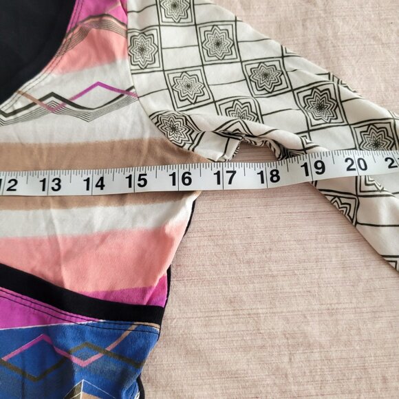 Cirque du Soleil Abstract Colorful T-Shirt, Festival Boho Top, Size XS - Picture 5 of 5